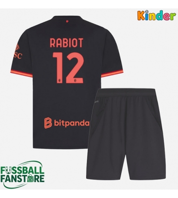 AC Milan Adrien Rabiot #12 Replik 3rd trikot Kinder 2026-27 Kurzarm (+ Kurze Hosen)